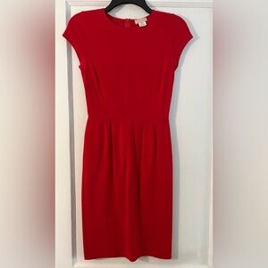 love...ady Vibrant Red Midi Dress